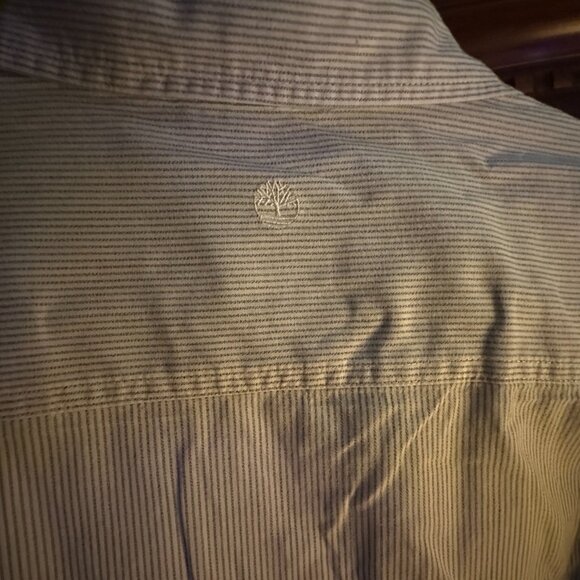 Timberland XL Snap Button Double Breast Pocket Dress Shirt - Picture 5 of 5